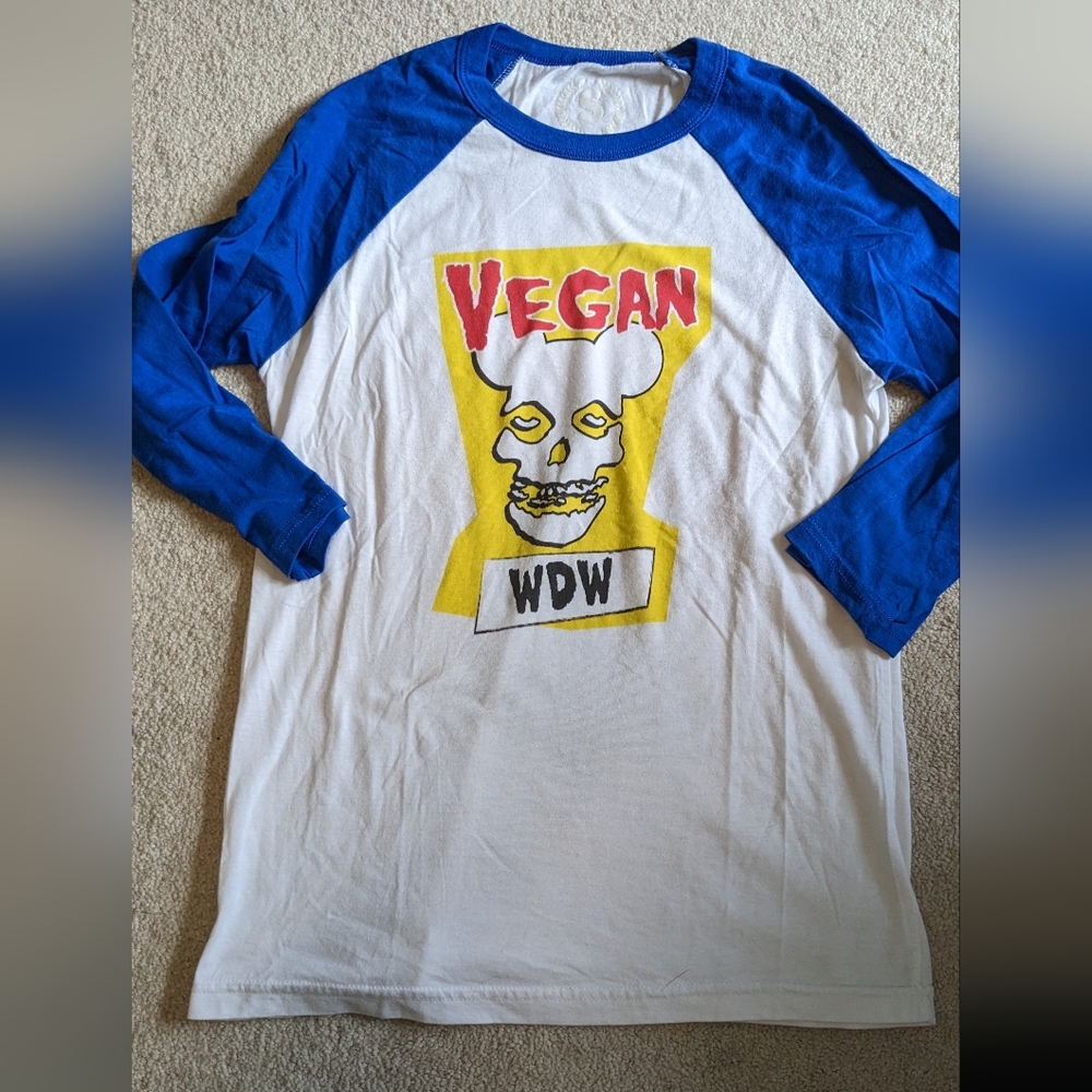 Vegan Disney World Baseball T